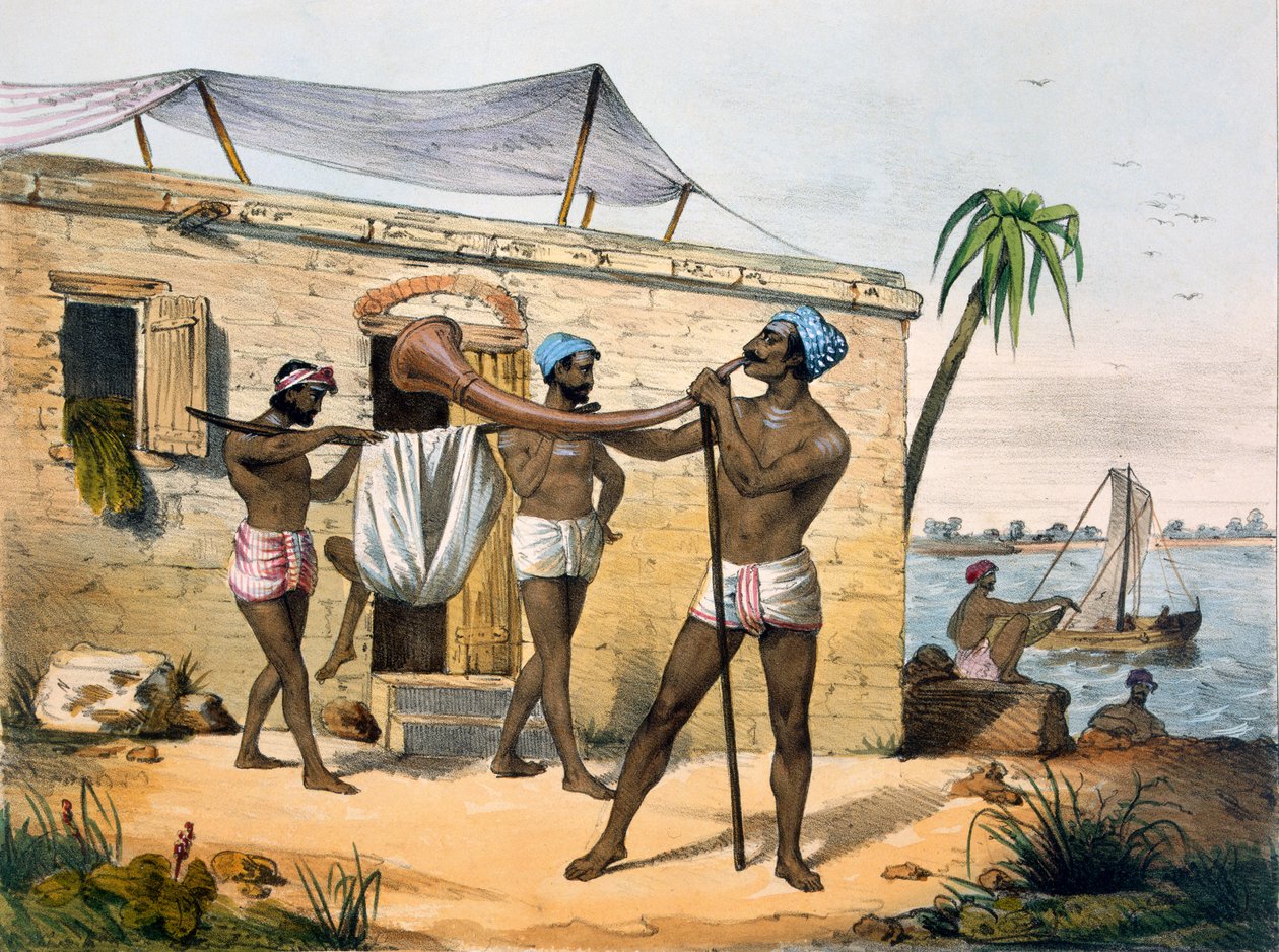 परायर और ट्रम्पेट, 1827-35 द्वारा मुझे बर्नौफ