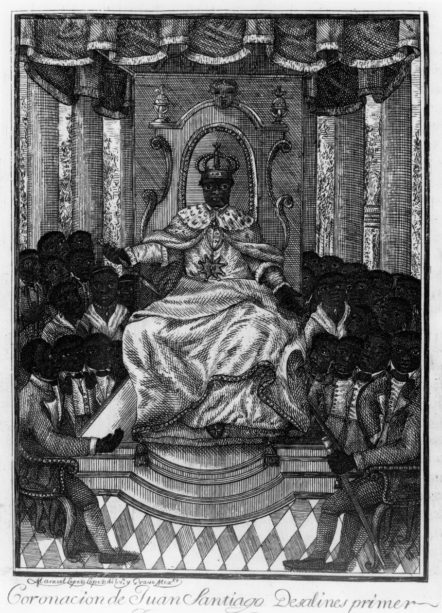 जीन-जैक्स डेसलिन्स, हैती के सम्राट, 1806 द्वारा मैनुअल लोपेज