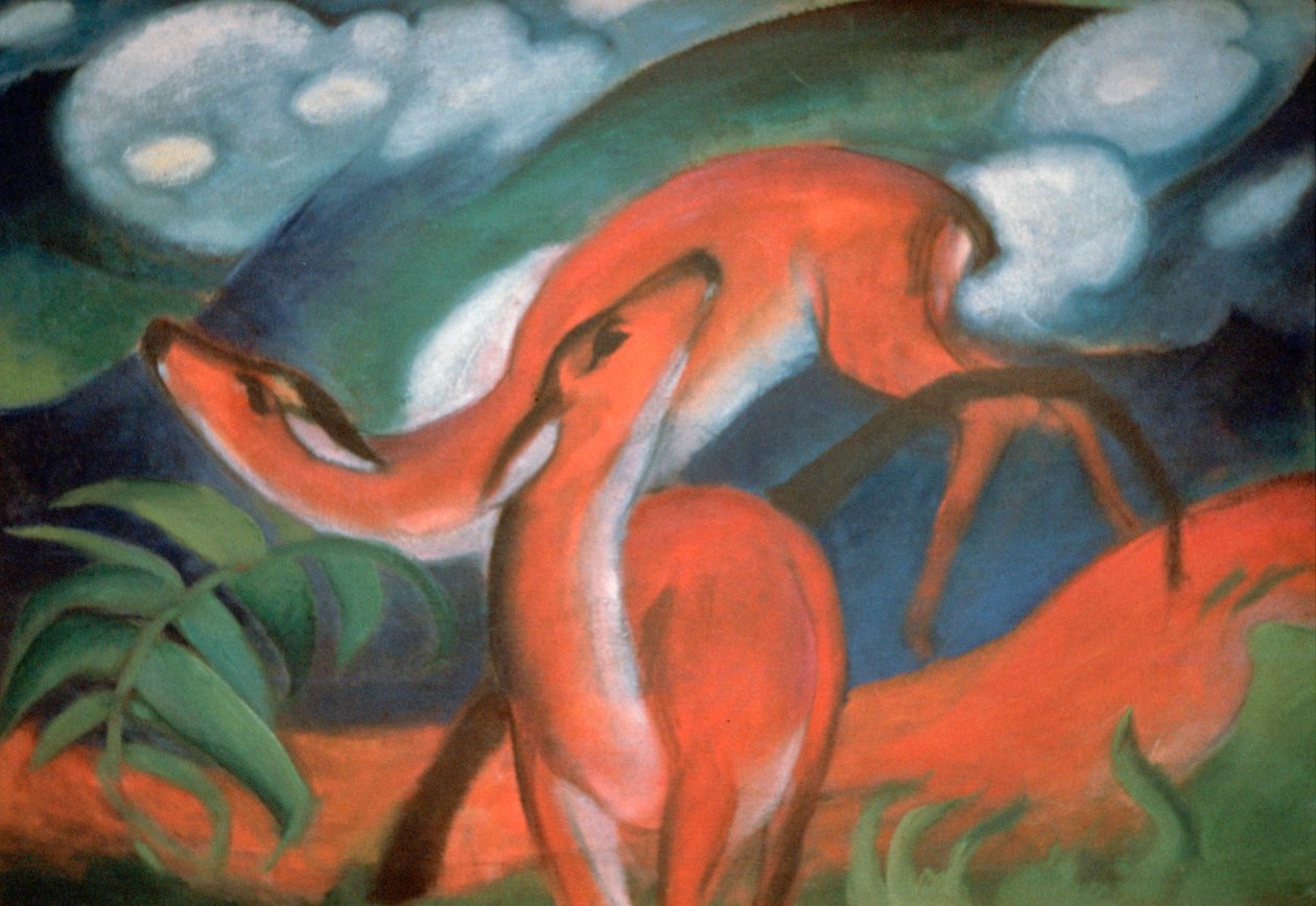 'रेड डियर II', 1912 द्वारा फ्रांज मार्क