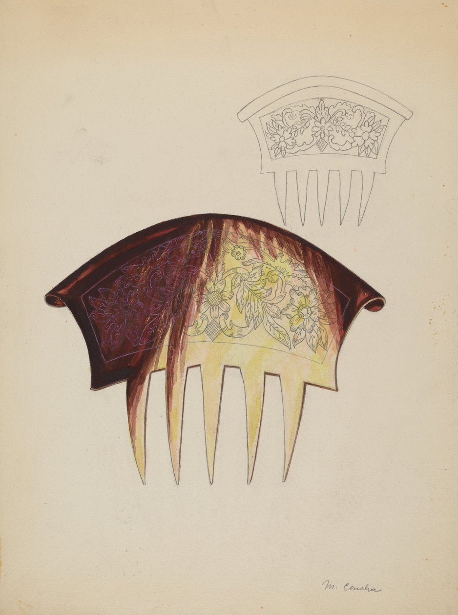 कंघी, 19351942। द्वारा मार्गरेट कोंचा