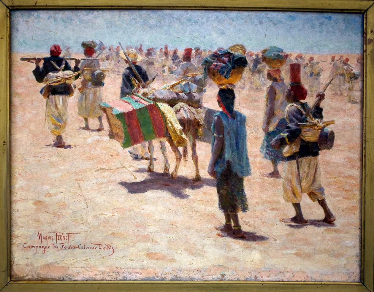 द सेनेगल राइफलमेन, c.1890 द्वारा मारियस पेरेट