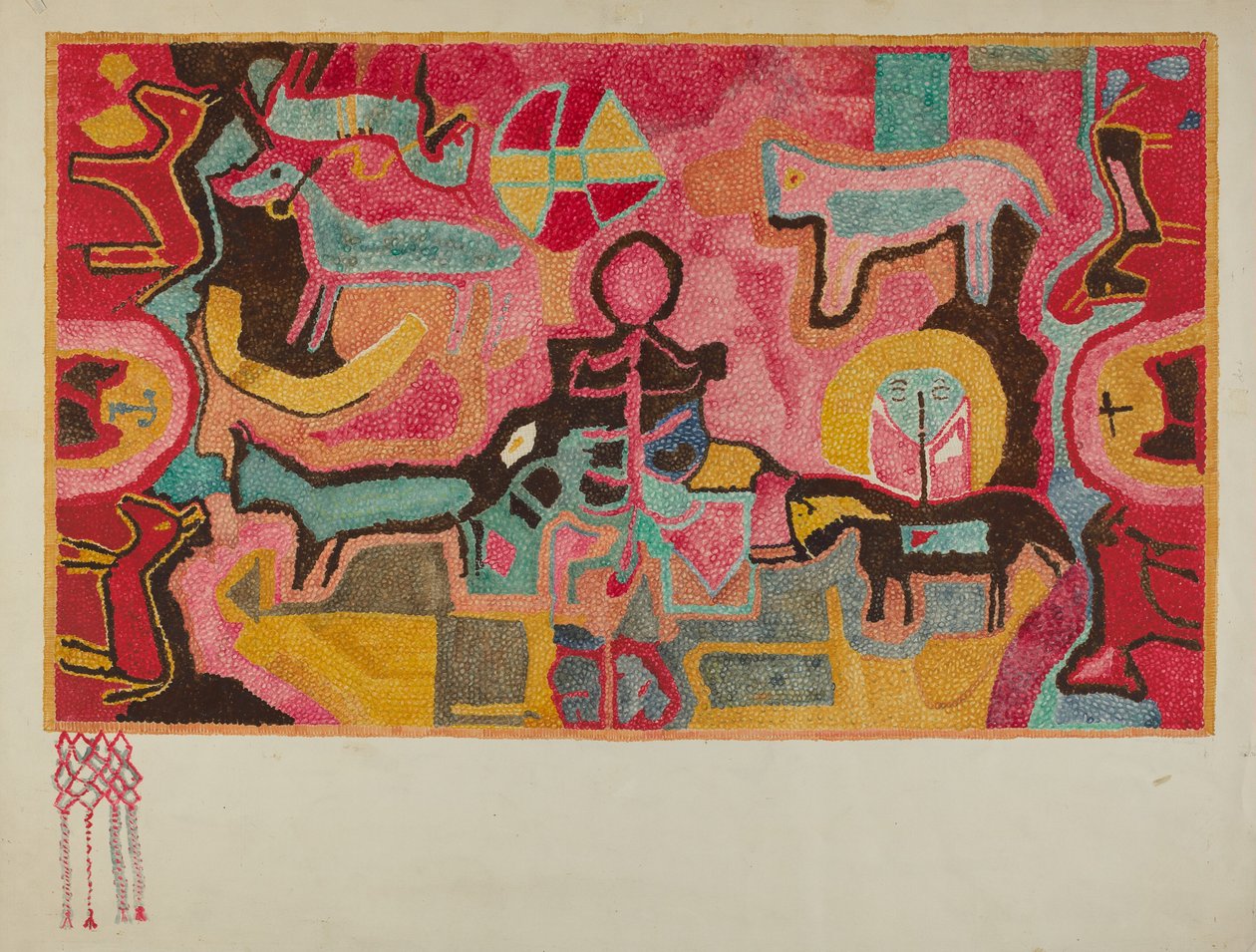 हुक्ड रग, सी। 1937. द्वारा मार्जरी पैरिश