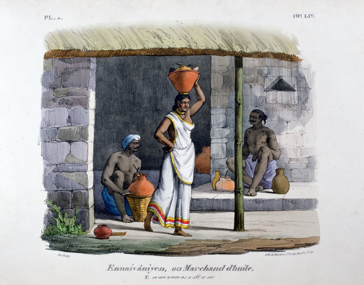 ऑयल मर्चेंट, 1828 द्वारा मारलेट एट सी