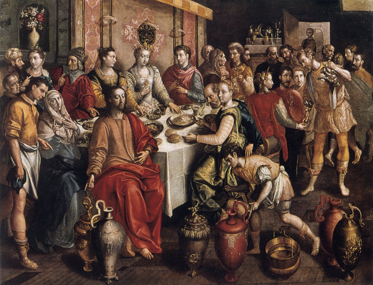 1596-1597 में कनया पर विवाह द्वारा Maarten de Vos