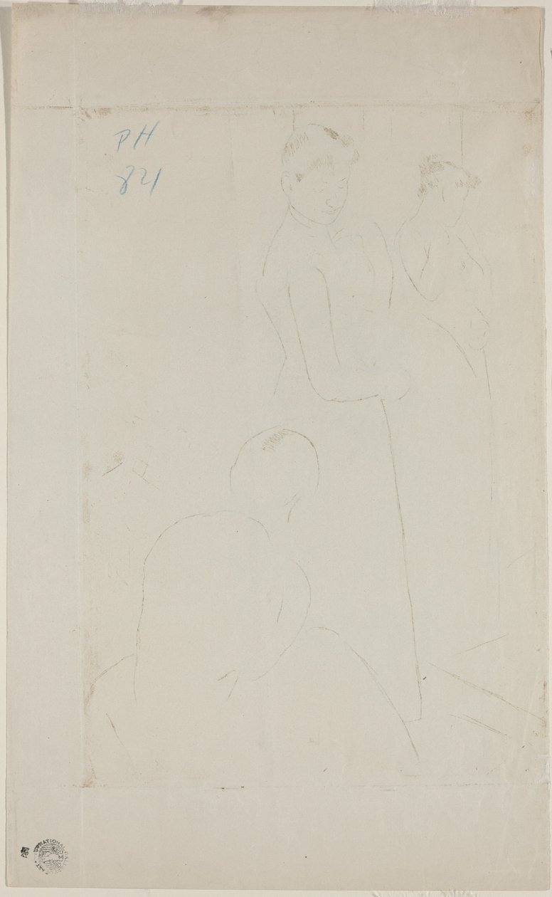 फिटिंग [वर्सो], 18901891। द्वारा मैरी कसाट