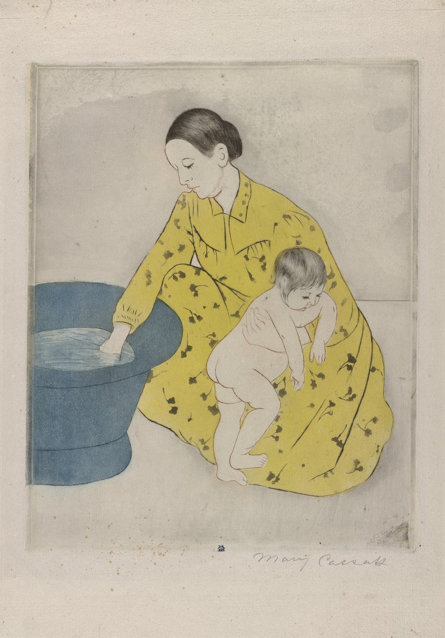 द बाथ, 1890-91 द्वारा मैरी कसाट