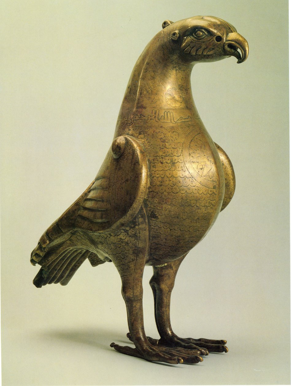 एक ईगल के रूप में एक्वामनील, c.800 (चांदी और तांबे के साथ कांस्य जड़ा) द्वारा मास्टर सुलेमान