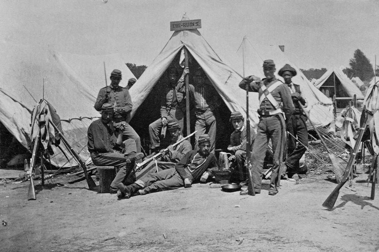 संघीय शिविर, 1862 द्वारा मैथ्यू बी ब्रैडी