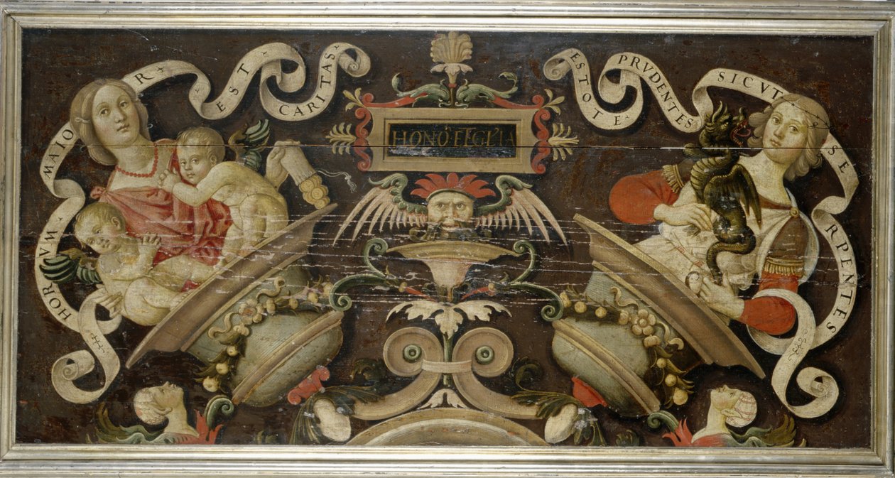 सदाचार के रूपक, c.1510-15 (देवदार की लकड़ी पर तड़का) द्वारा माटेओ डि गिआलिआनो डी लोरेंज़ो बालडूकी