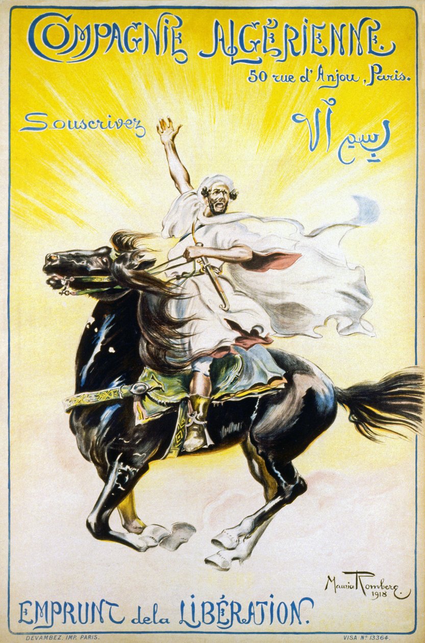 अल्जीरियाई कंपनी - सदस्यता - लिबर्टी ऋण, 1918 द्वारा मौरिस रोमबर्ग