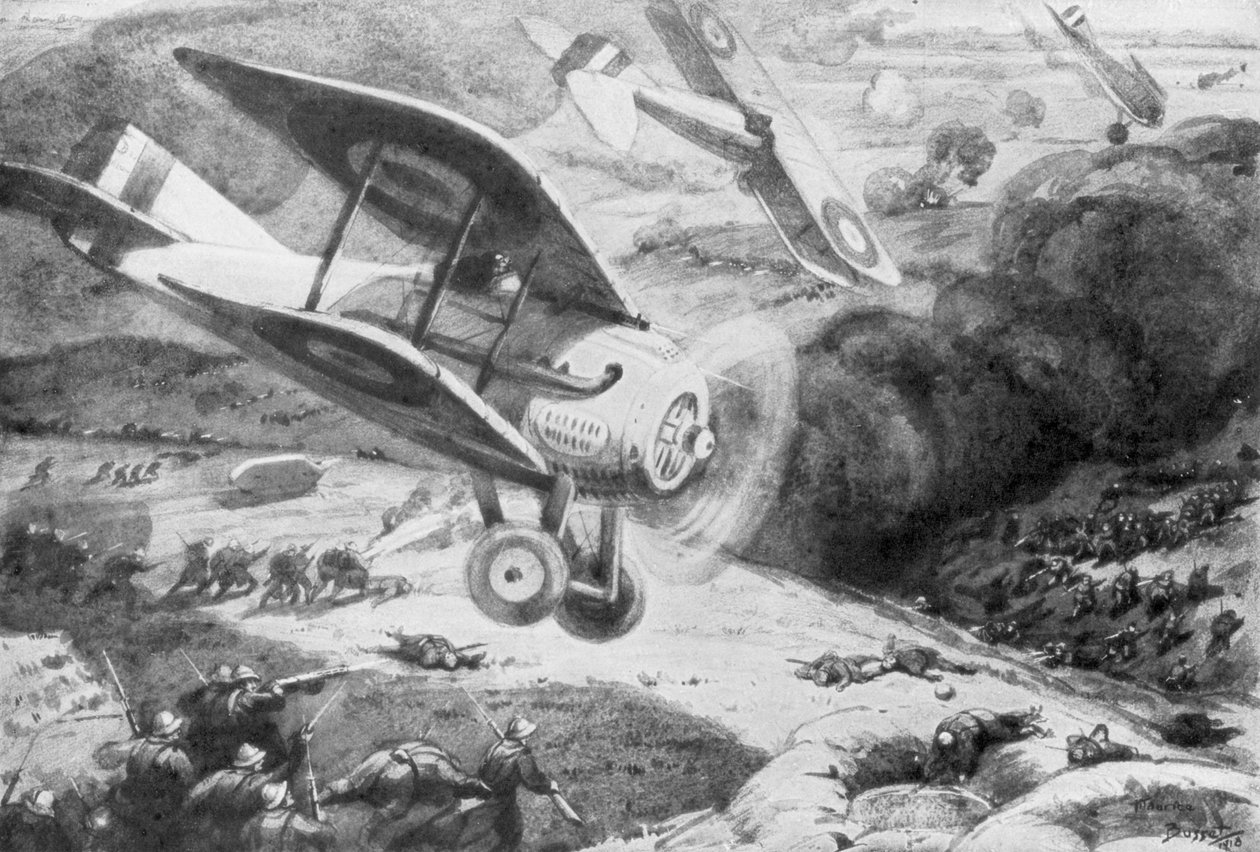 19 घुड़सवार, 1926, 1926 को हवाई घुड़सवार सेना ने हमला किया द्वारा मौरिस बुसेट