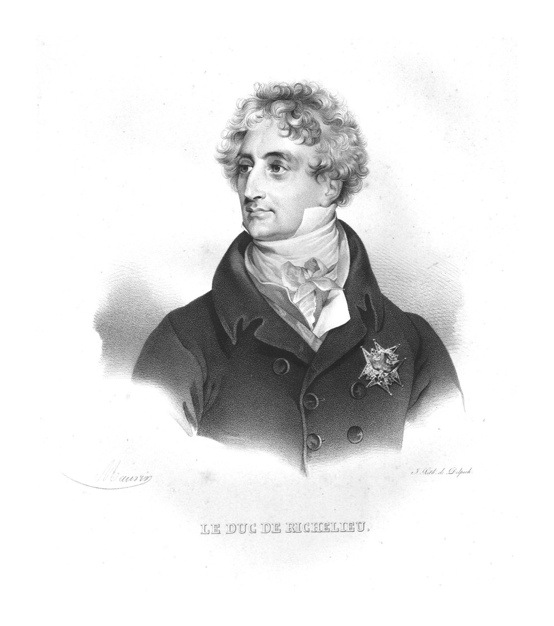 आर्मंड-इमैनुएल डी विग्नरोट डु प्लेसिस, 1820 द्वारा Maurin