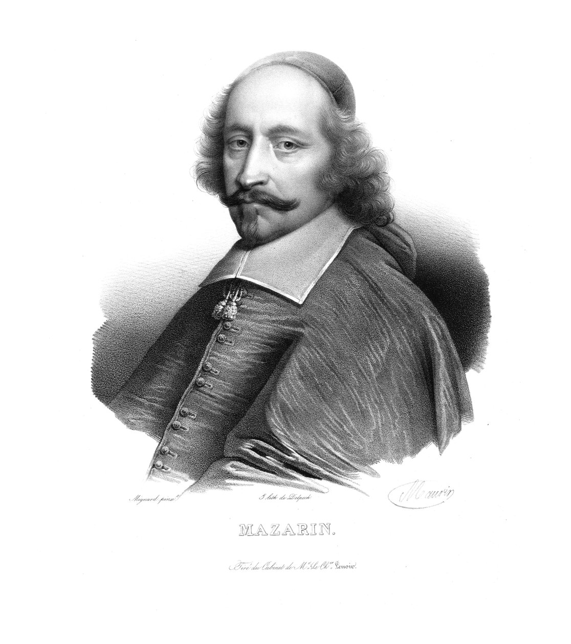 कार्डिनल माजरीन, c1820s। द्वारा Maurin