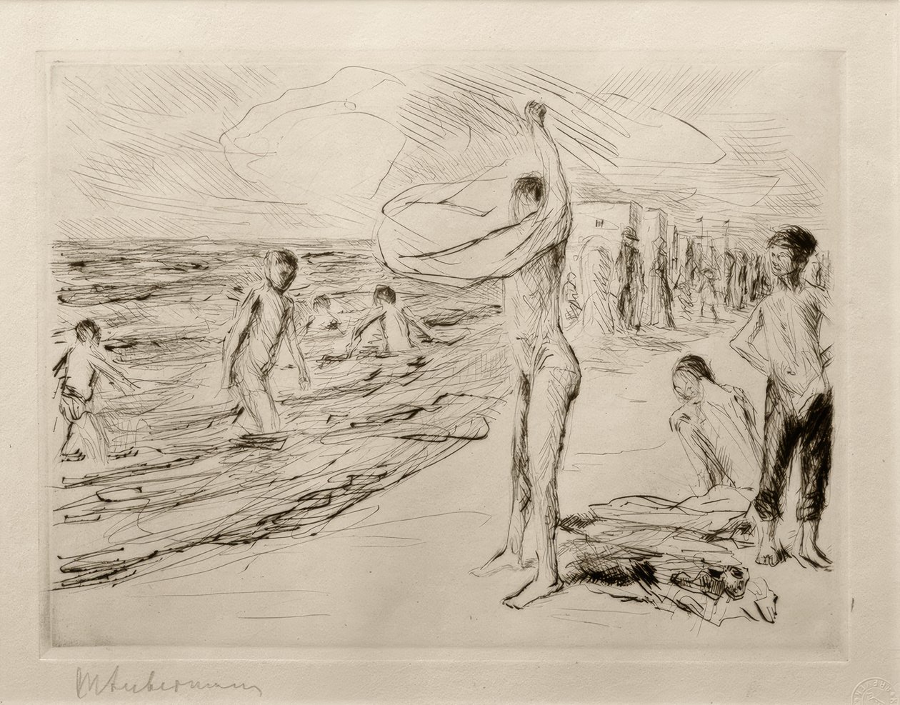 M.Liebermann, हवा में स्नान करने वाले लड़के द्वारा मैक्स लिबरमैन