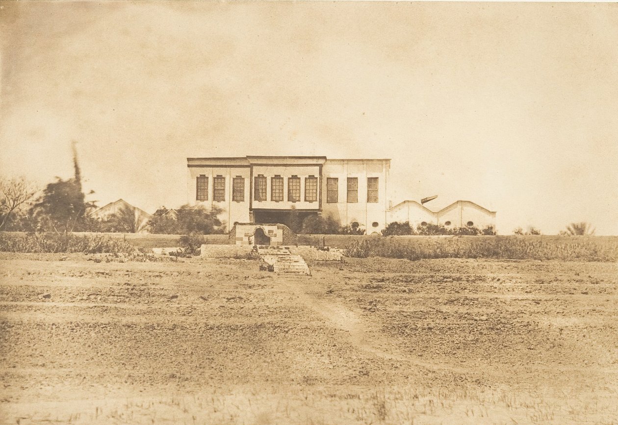1849-50 एस्ने में मेहमेत-अली का महल। द्वारा मैक्सिम डू कैंप