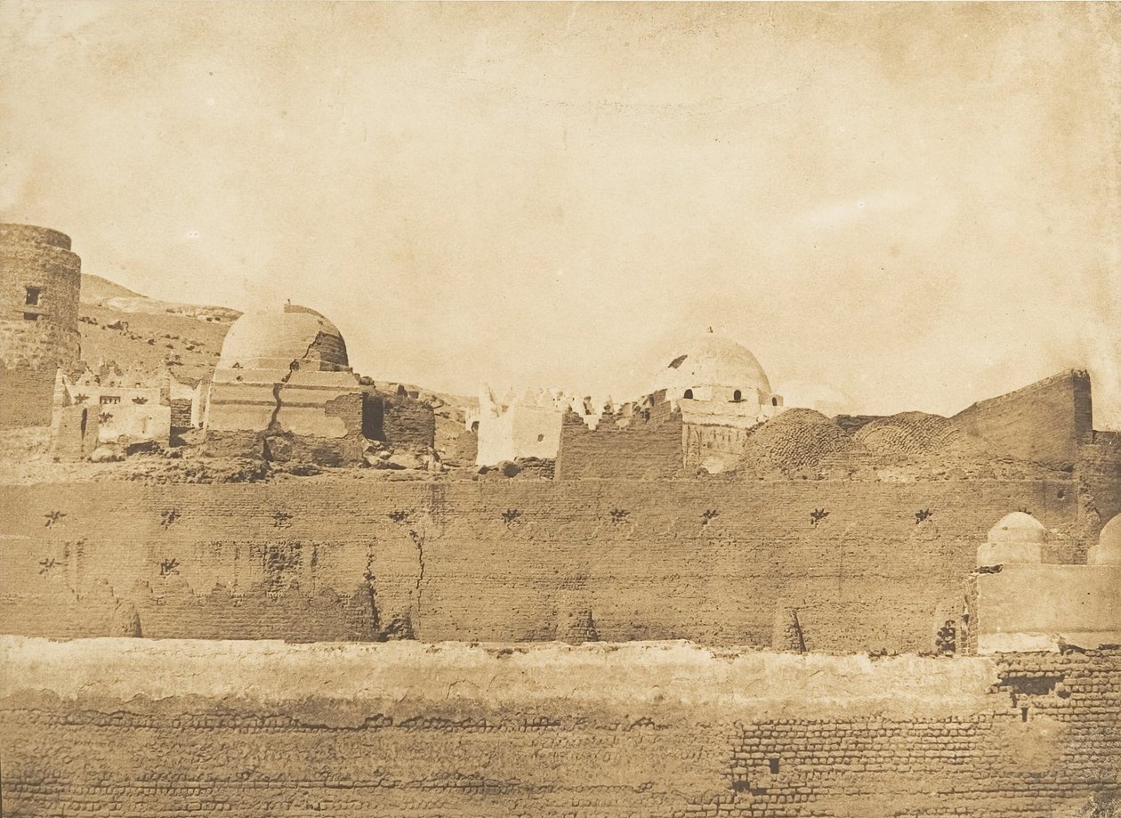 सिउत में मुस्लिम मकबरे, 1849-50। द्वारा मैक्सिम डू कैंप