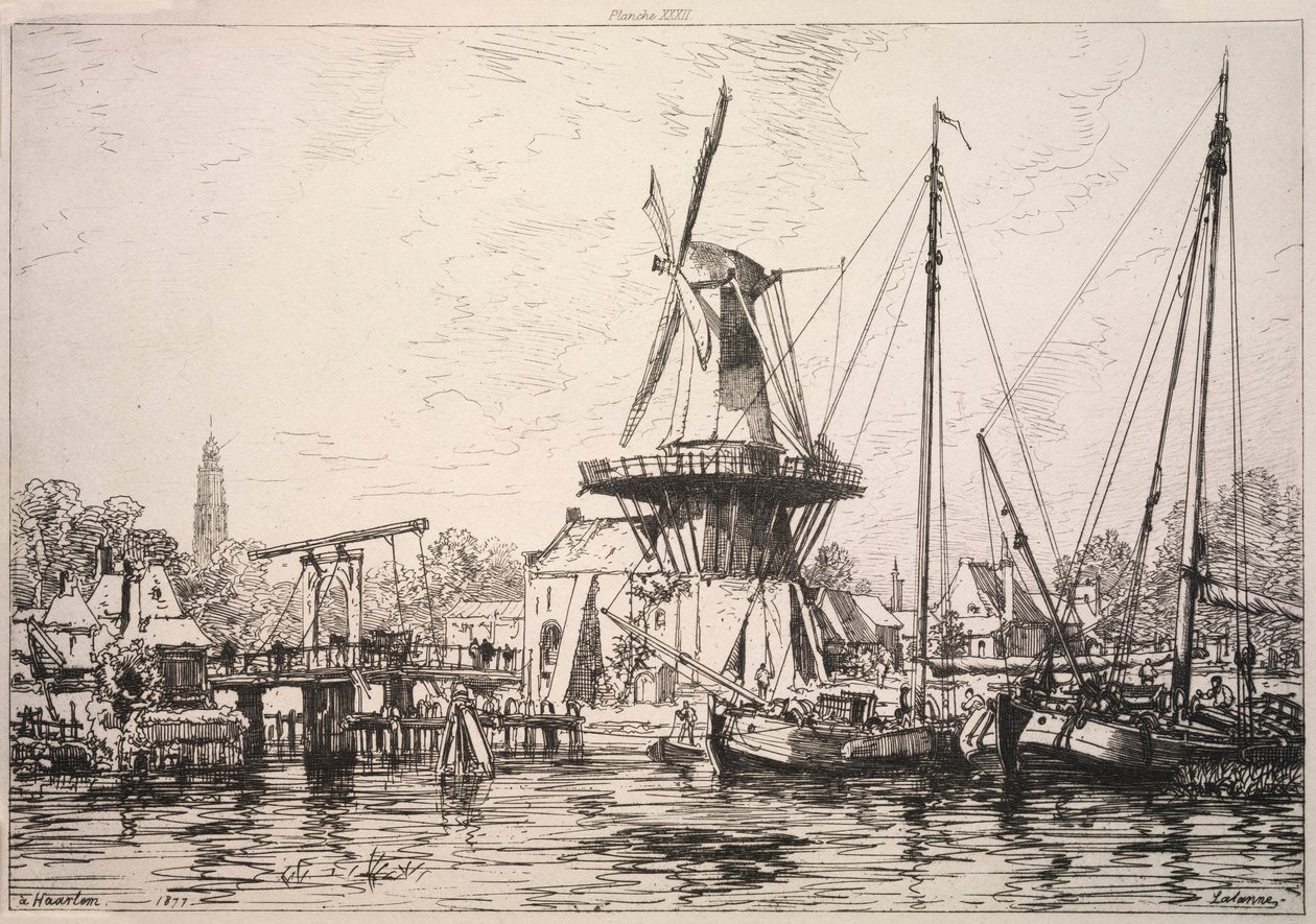 1877 में हार्लेम हॉलैंड में। द्वारा मैक्सिम लल्लन