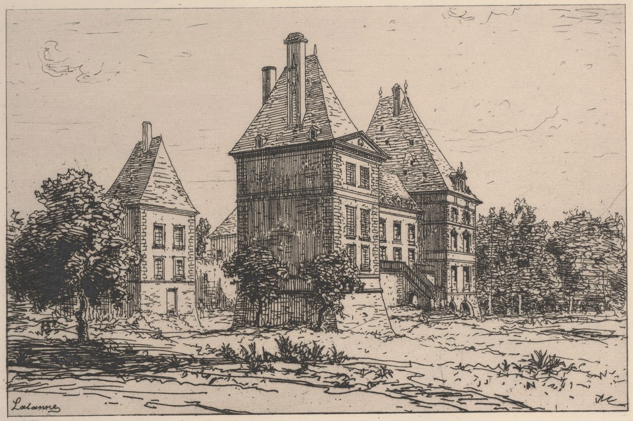 Chateau थियरी (नक़्क़ाशी और drypoint) द्वारा मैक्सिम लल्लन