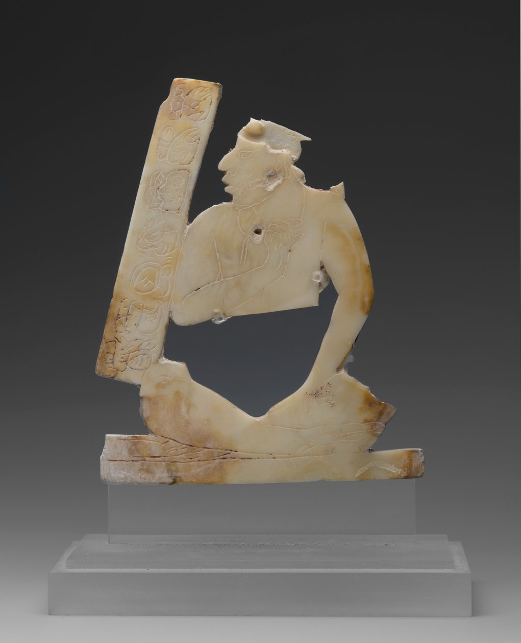 बैठा आंकड़ा, c.550-850 (शेल) द्वारा माया