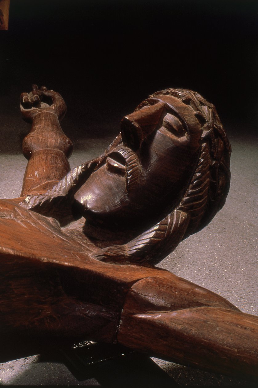Crucifixion (लकड़ी) द्वारा Melanesian