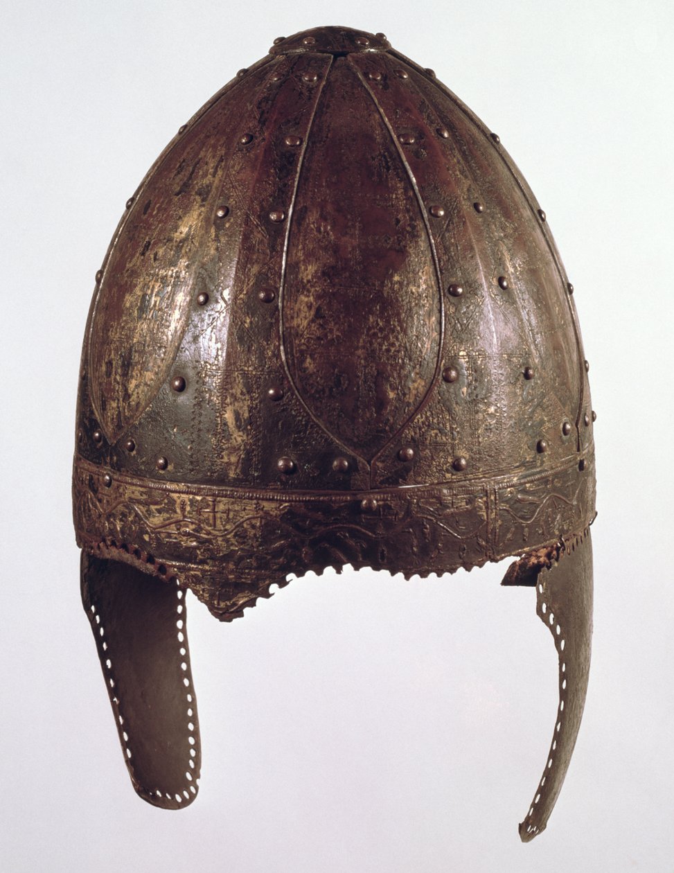 हेल्मेट, वीज़ेरोनस से (तांबे का लोहा द्वारा Merovingian