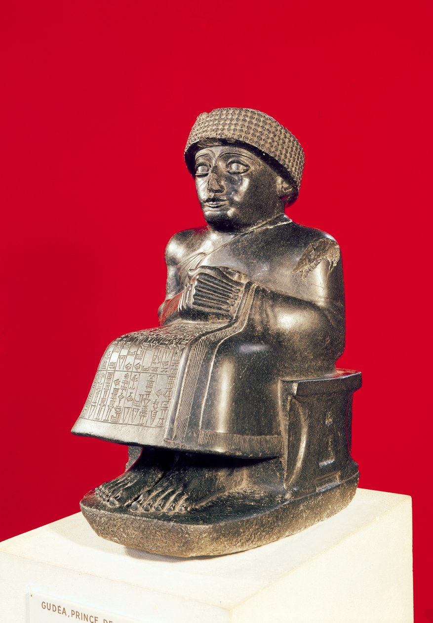 गुडिया, लैगाश के राजकुमार, तेल्लोह, प्राचीन गिरसू, सी .221 ईसा पूर्व (डायरोइट) से निंगिजादा, नियो-सुमेरियन को समर्पित प्रतिमा (देखें 71510 und 121795 द्वारा मेसोपोटेमिया