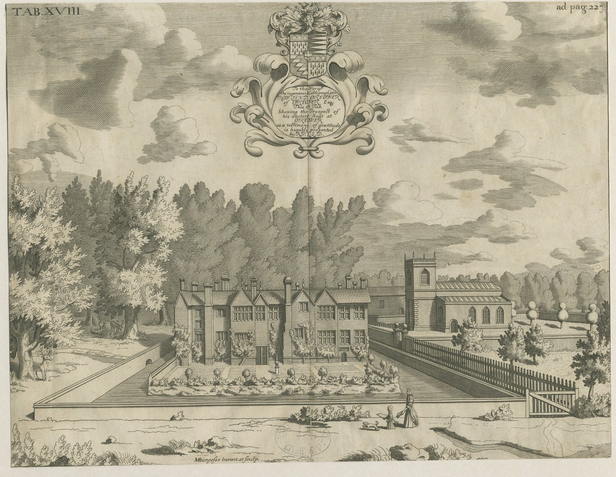 ओकओवर हॉल: उत्कीर्णन, एनडी [1653 - 1686] द्वारा माइकल बर्गर