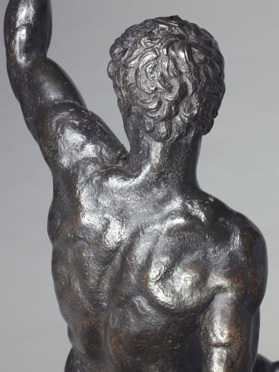 न्यूड बैचैन्ट्स राइडिंग पैंथर्स, c.1506-08 (कांस्य) द्वारा माइकल एंजेलो बुओनारोती
