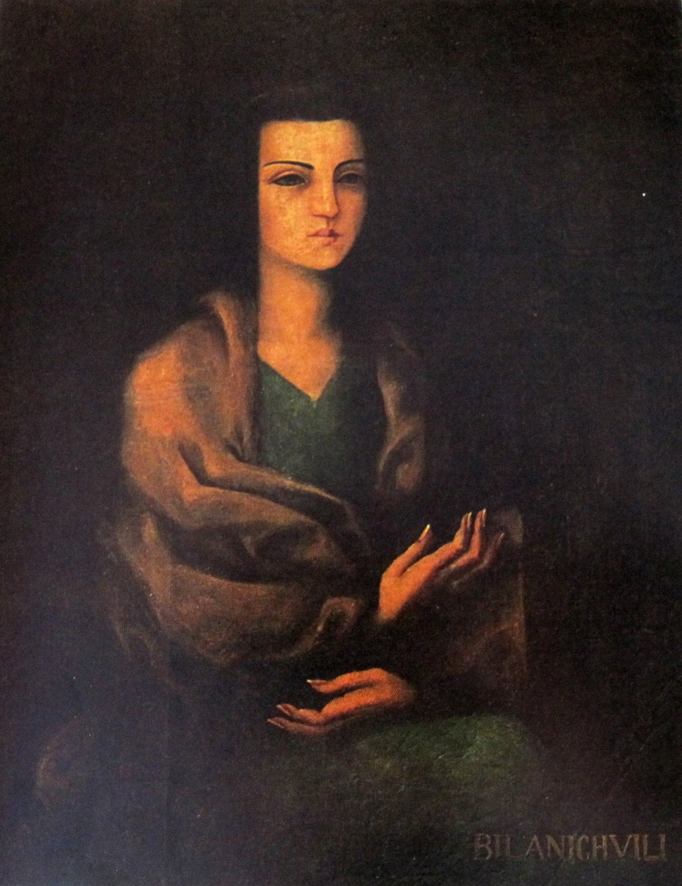 जॉर्जियाई महिला का चित्रण द्वारा मिखाइल बिलनिस्विली