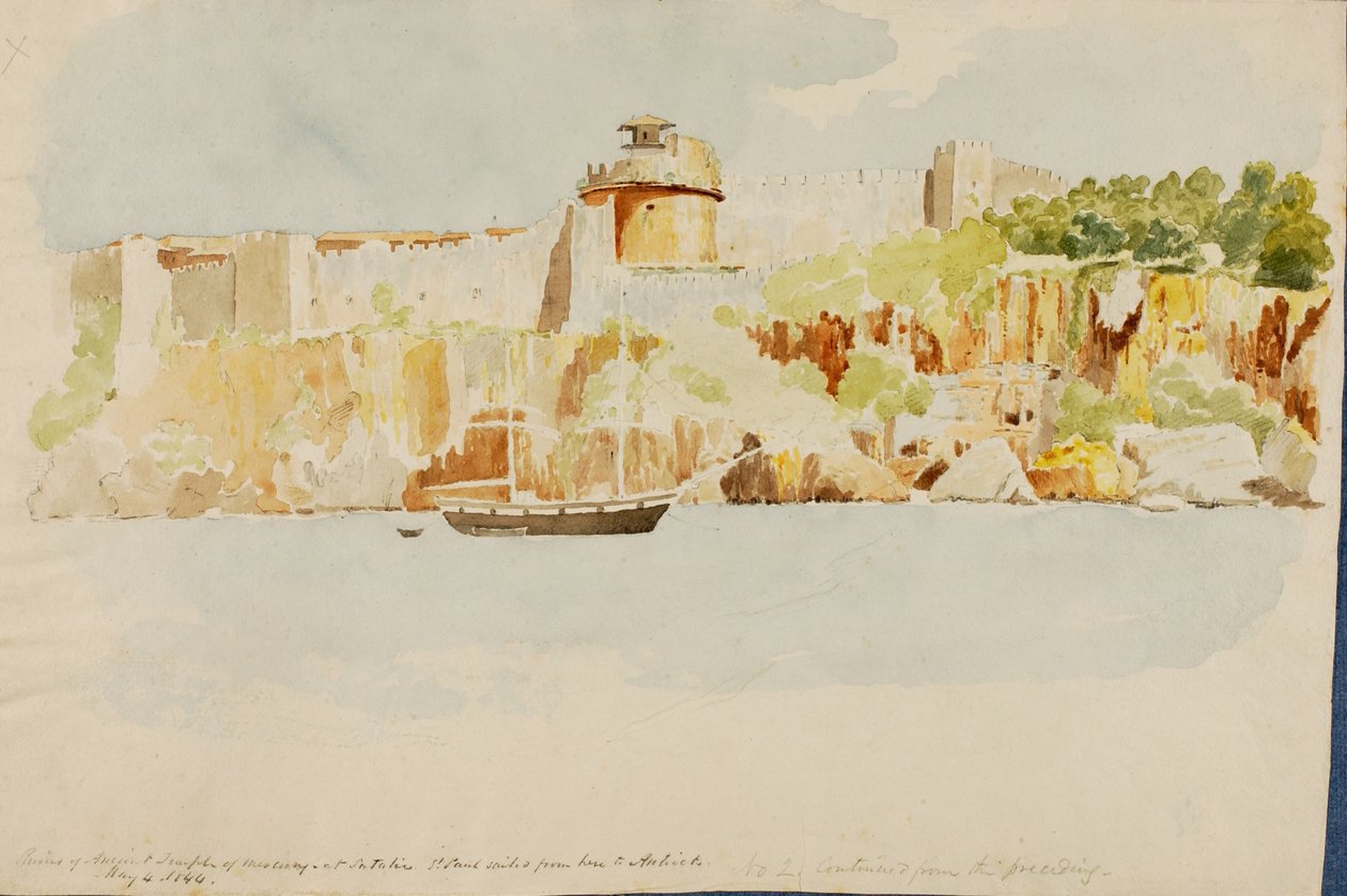 बुध का मंदिर, 1844। द्वारा माइनर किलबोर्न केलॉग