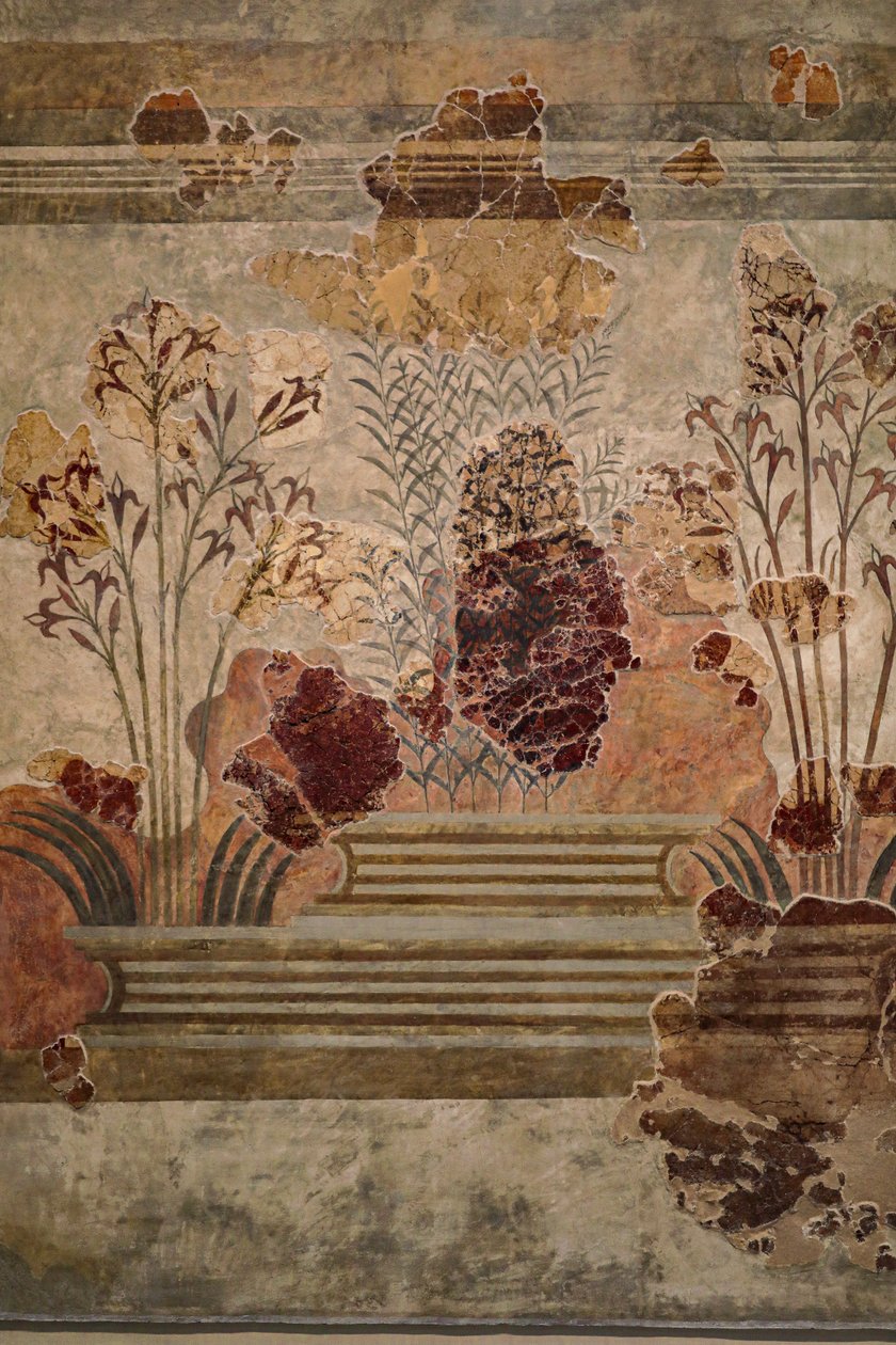"लिली फ़्रेस्कोज़" का पैनल द्वारा Minoan