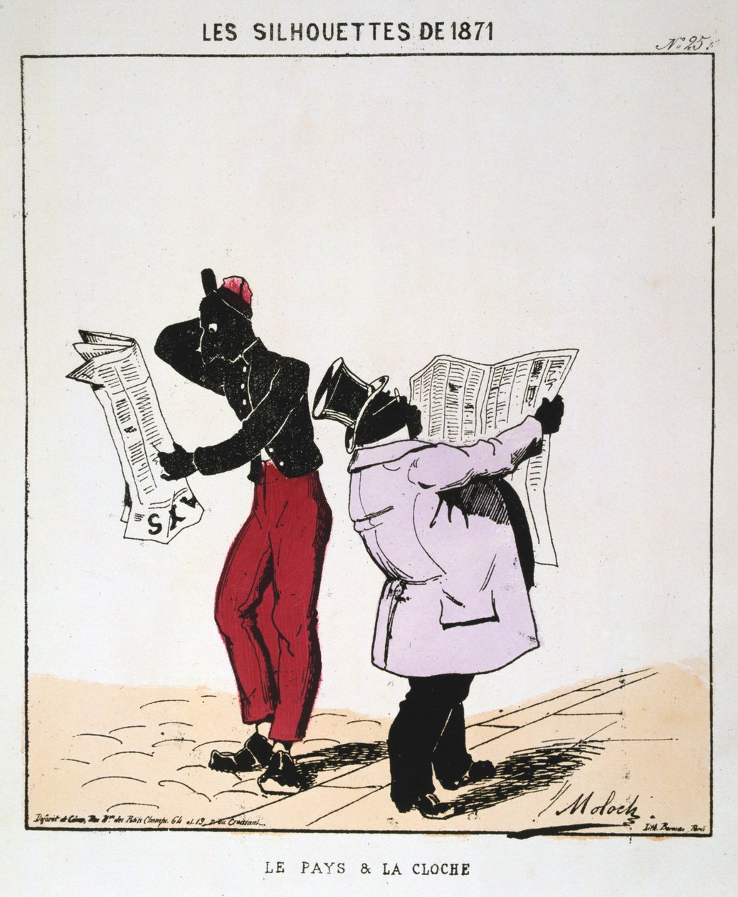 द लैंड एंड बेल, 1871 द्वारा रथ