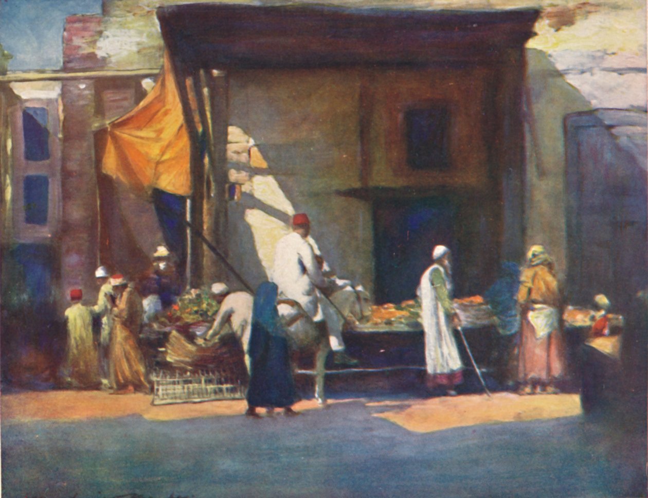 फ्रूट स्टॉल, 1903 द्वारा मोर्टिमर लुडिंगटन मेनपेस