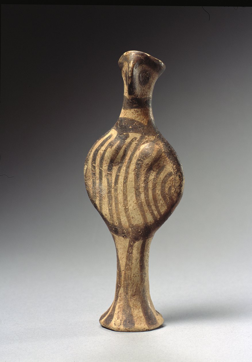 &39;साई&39; का आंकड़ा, c.1400-1300 ईसा पूर्व (टेराकोटा) द्वारा Mycenaean