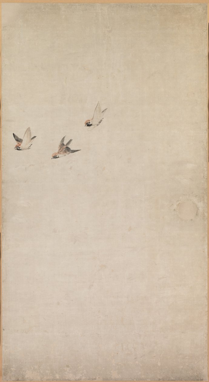 पपीज, स्पैरो और क्रिसेंटहेम, 1754-1799। द्वारा नागासावा रोसेट्सु