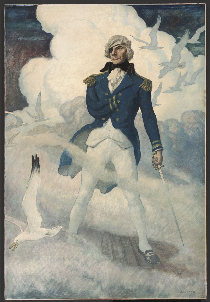 एडमिरल्स घोस्ट, c.1939 (पुनर्जागरण पैनल पर तेल) द्वारा न्यूवेल कन्वर्स व्याथ