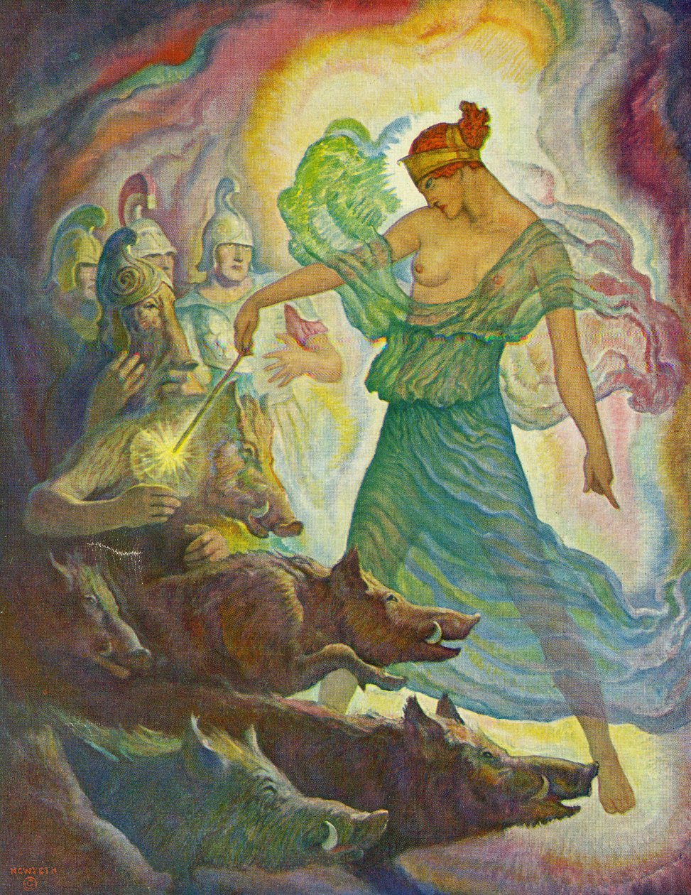 Circe और वह सूअर द्वारा न्यूवेल कन्वर्स व्याथ