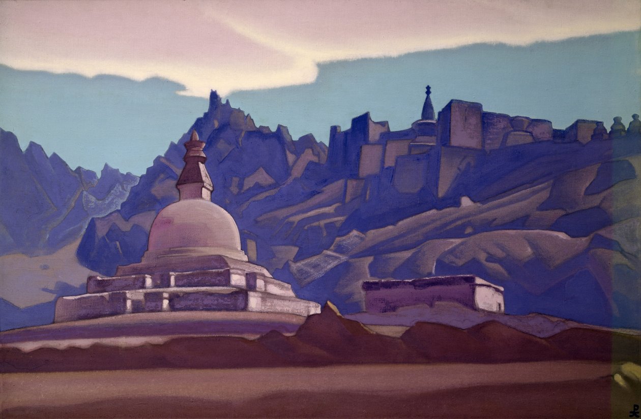 दफन माउंड, लद्दाख, 1937 द्वारा निकोलस रोएरिच