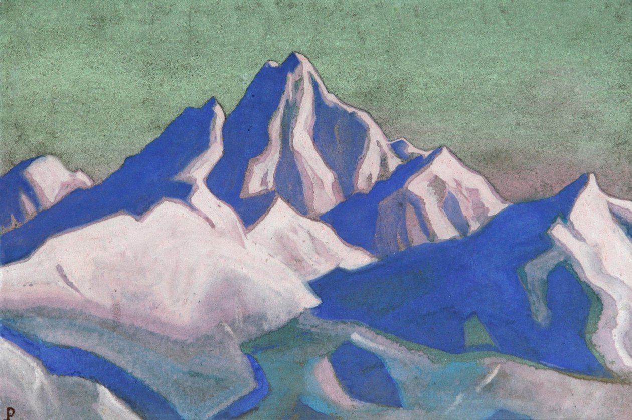 हिमालय, 1943। द्वारा निकोलस रोएरिच
