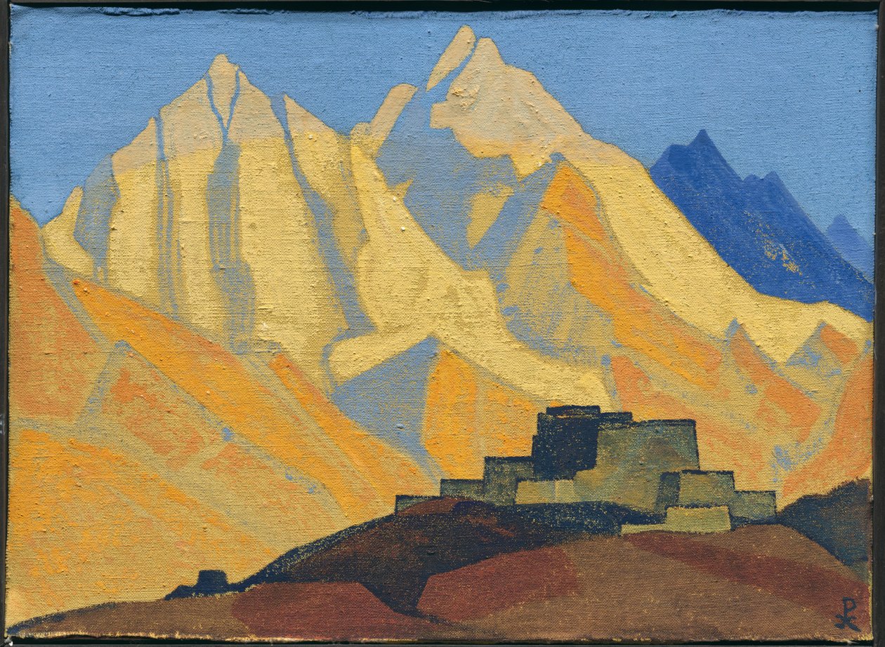 पवित्र हिमालय, 1933 द्वारा निकोलस रोएरिच