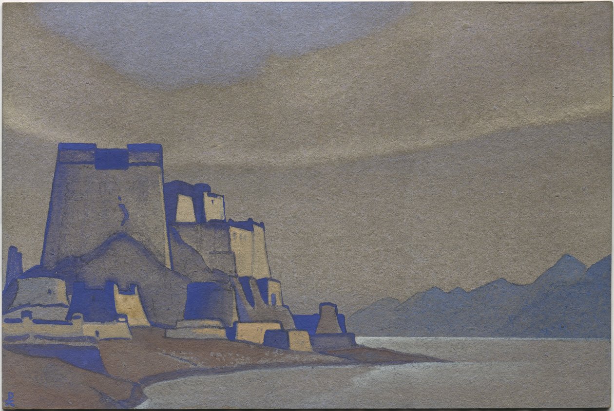 तिब्बत, दज़ोंग, 1936 द्वारा निकोलस रोएरिच