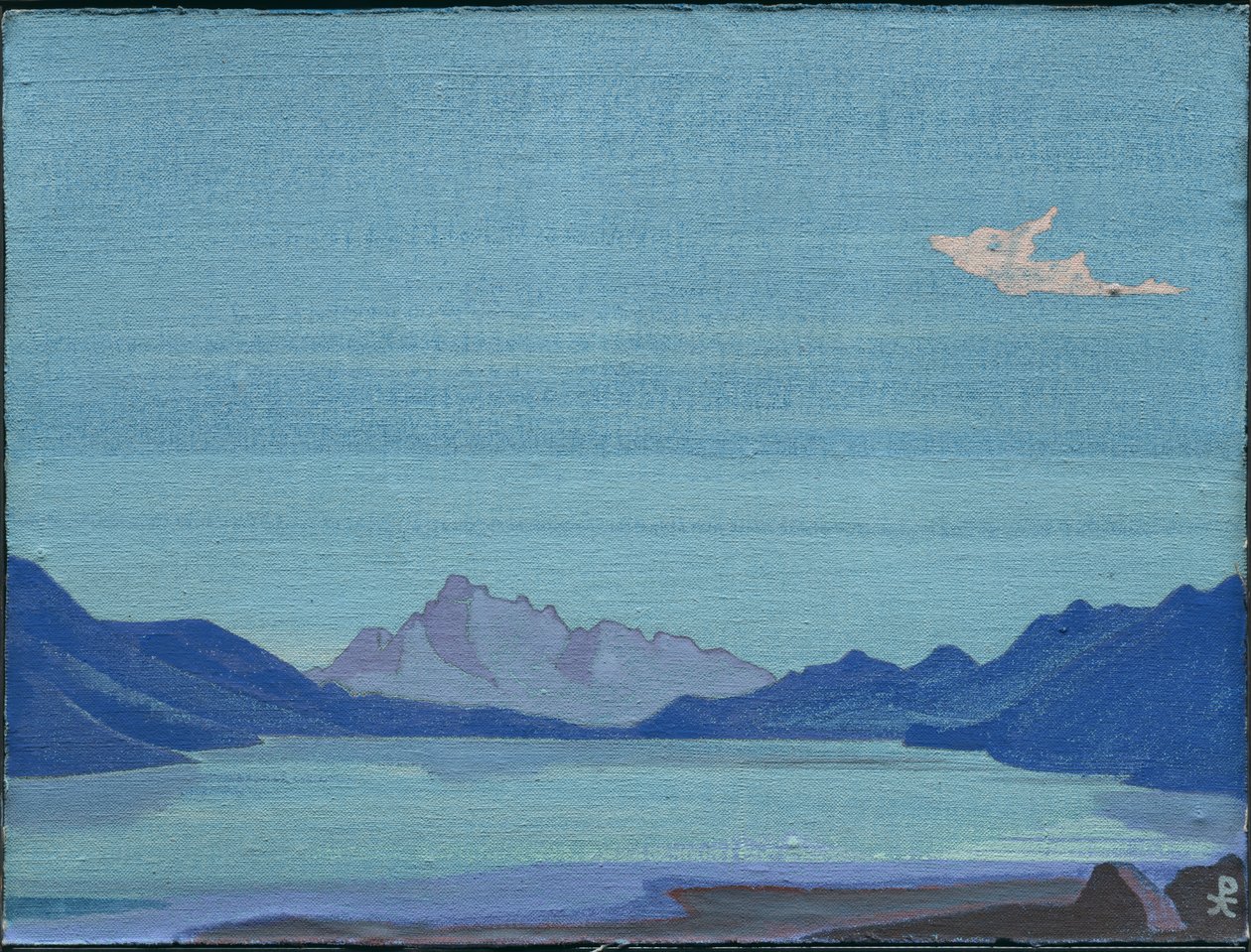 तिब्बती झीलें, 1933 द्वारा निकोलस रोएरिच