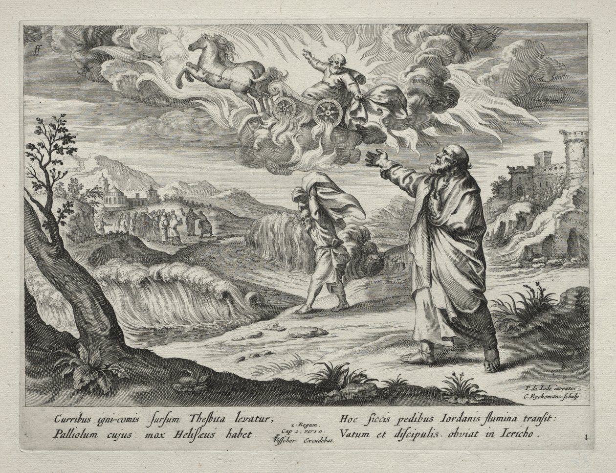 एलीशा की कहानी, 1643। द्वारा निकोलस रिज्कमैन्स
