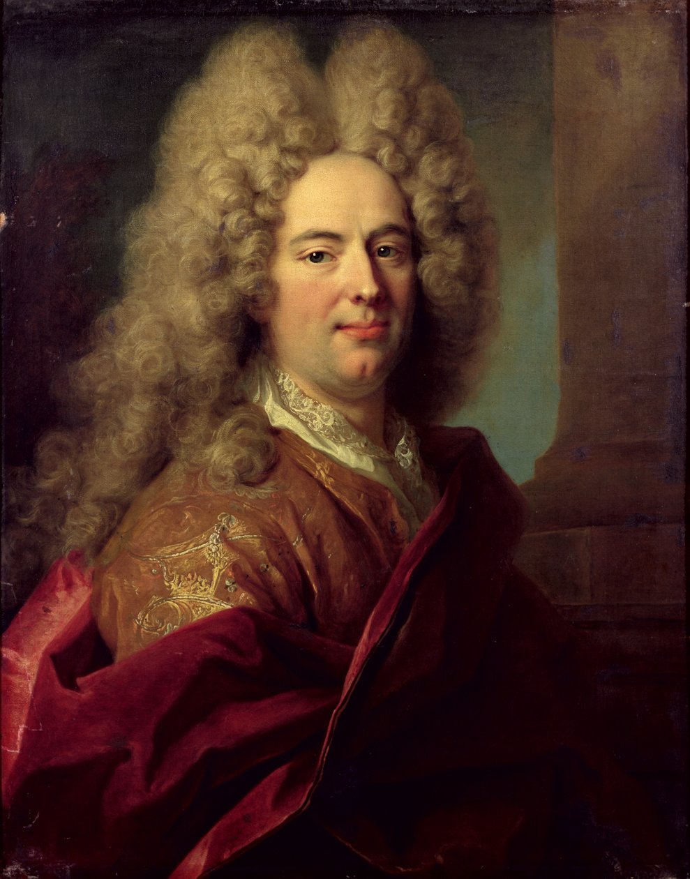 पोर्ट्रेट ऑफ़ ए मैन, c.1715 द्वारा निकोलस डी लार्गिलियरे