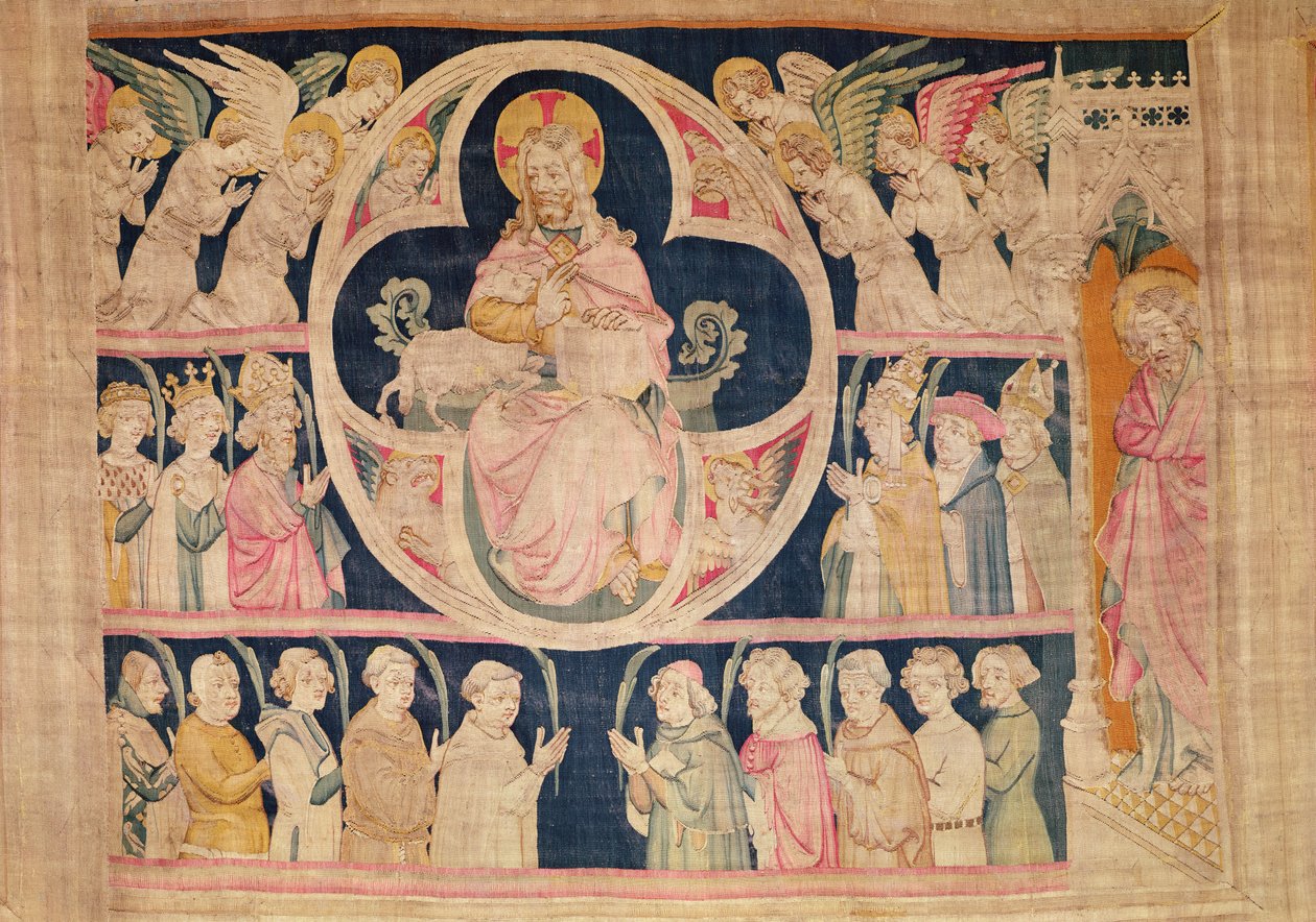 1373-87 (टेपेस्ट्री) एंग्लो के एपोकैलिपस टेपेस्ट्री से निर्वाचित की गिनती द्वारा निकोलस बातिल