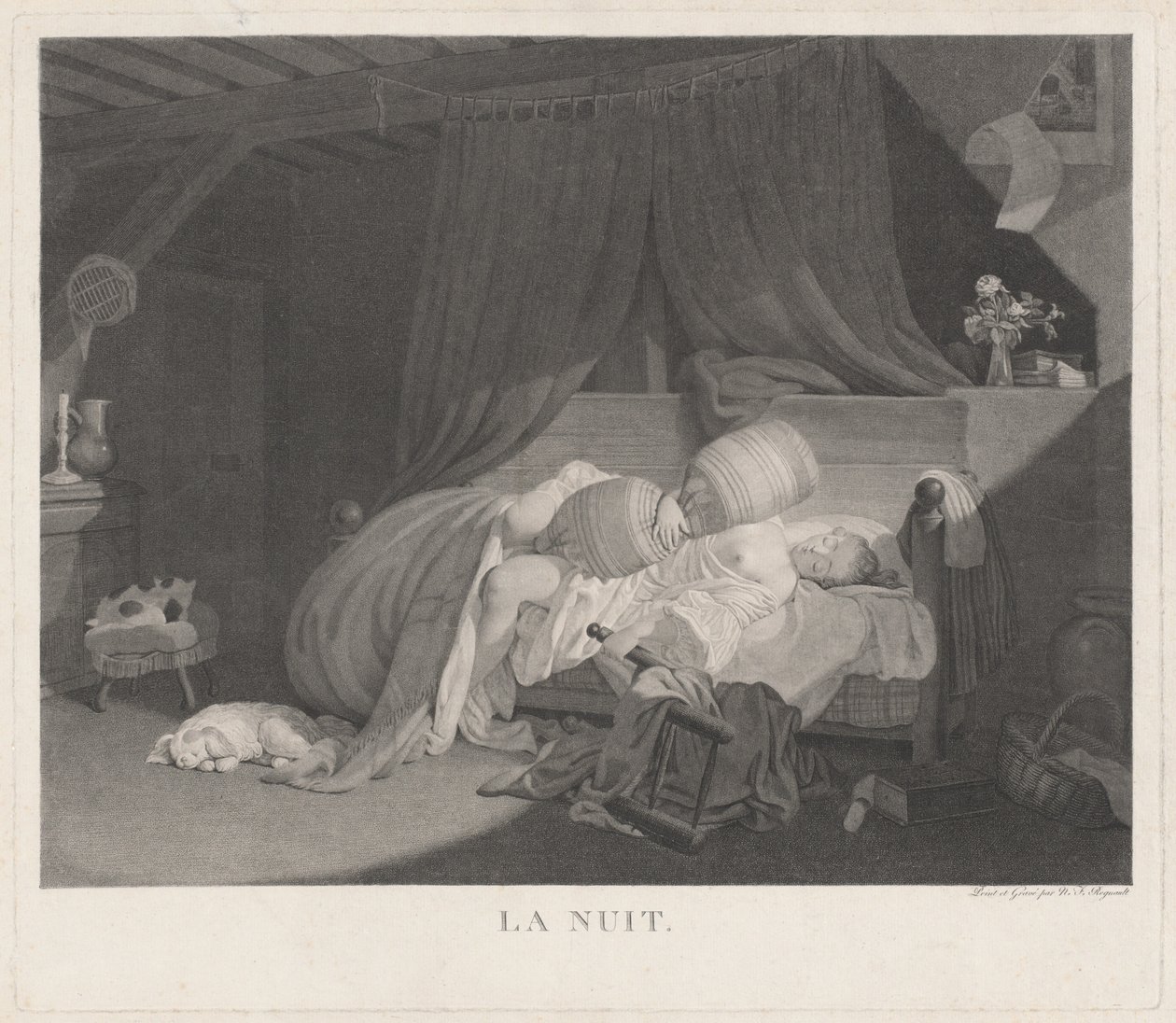 ला नुइट नाइट, 1780s। द्वारा निकोलस फ्रेंकोइस रेग्नॉल्ट