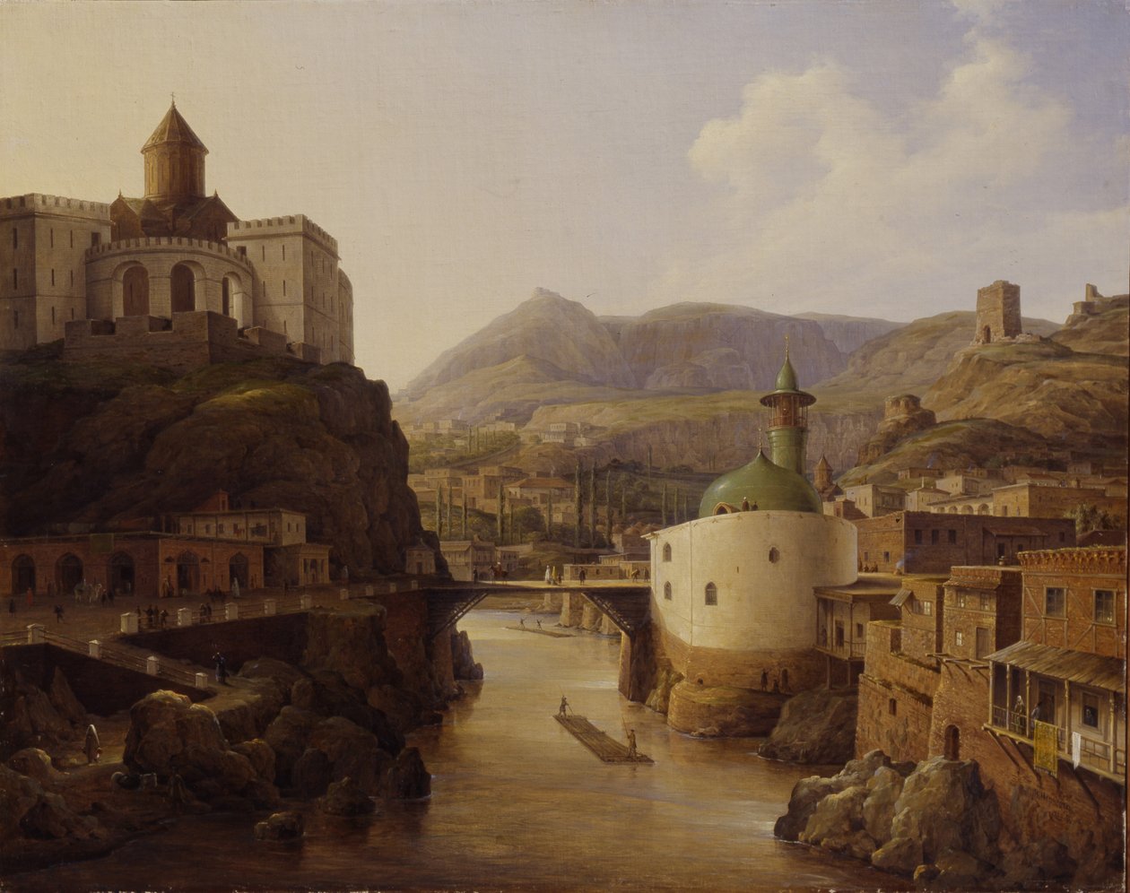 तिफ्लिस का दृश्य, 1839 द्वारा निकानोर ग्रिगोरीविच चेर्नटेसोव