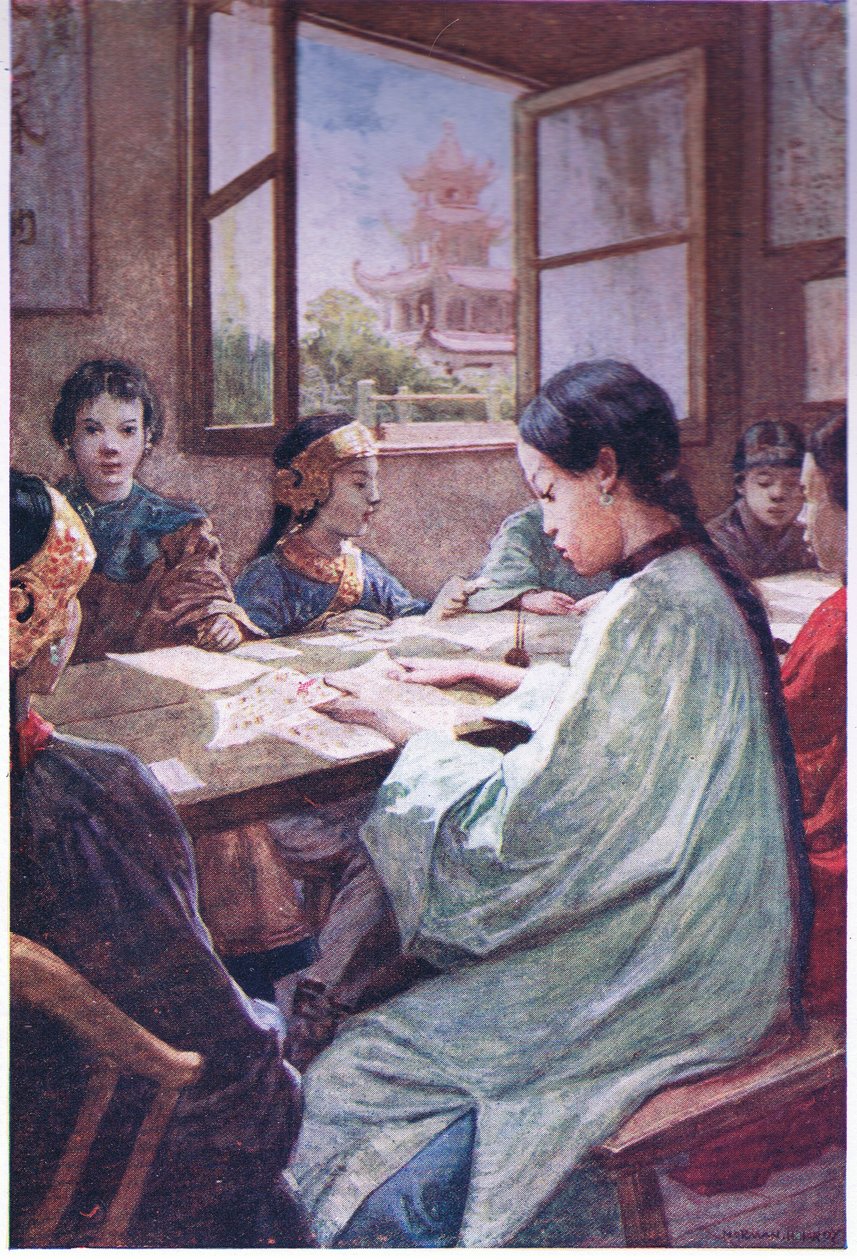 एक चीनी स्कूल c.1900 द्वारा नॉर्मन हार्डी