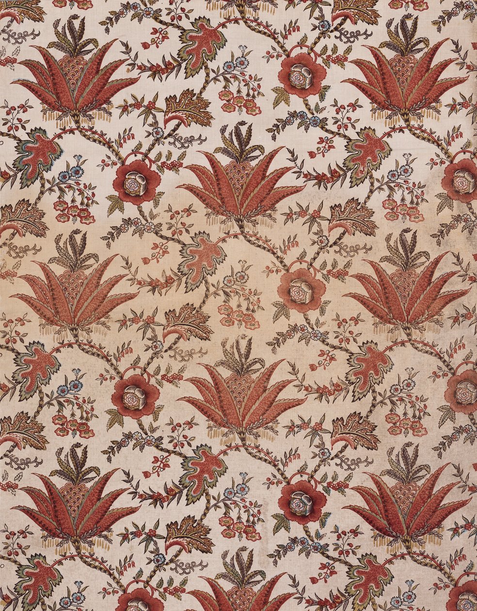 फ्लोरल प्रिंट, 1785., 1785। द्वारा ओबेरकम्फ कारख़ाना