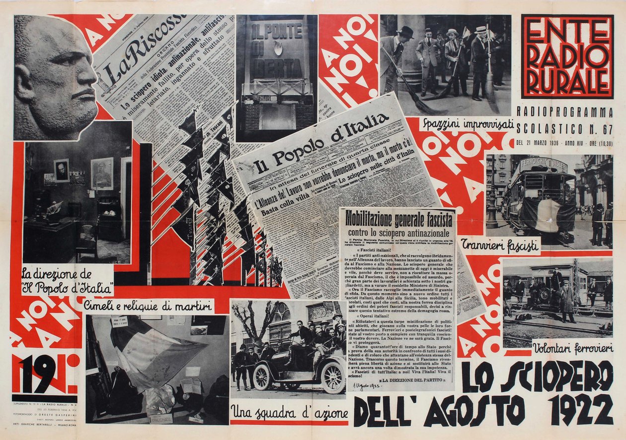 ग्रामीण रेडियो संगठन शैक्षिक रेडियो कार्यक्रम N.67, 1936। द्वारा ओरेस्ट गैस्पेरिनी